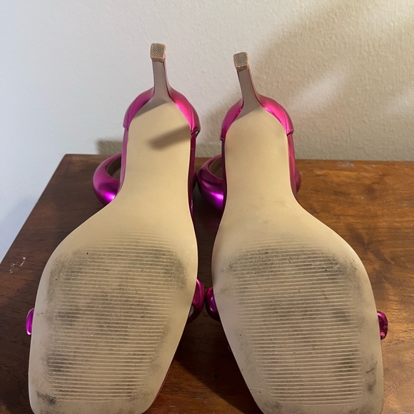 Metallic pink Steve Madden Stilettos Size 8.5 - Picture 4 of 6
